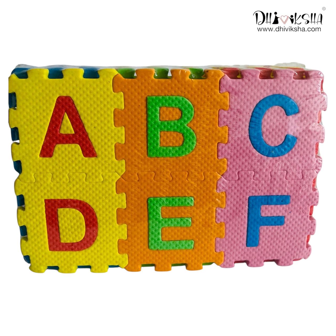 Wonderful 36-Piece Alphabet & Number Floor Mat